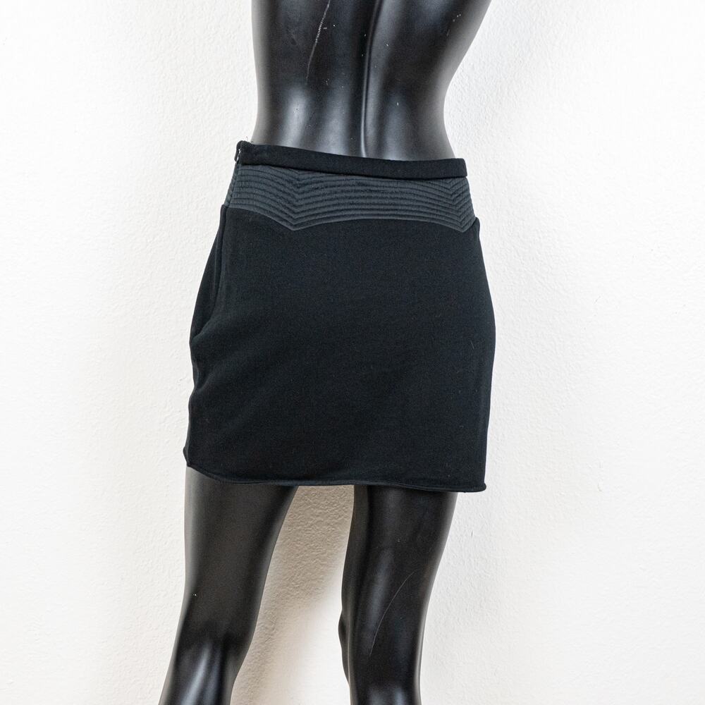 Fleur Du Mal Black mini Skirt size 4 - Picture 5 of 9
